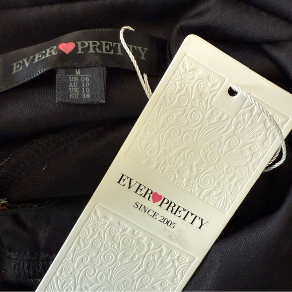 Ever Pretty Double‎ V-neck Floral Maxi Dress Size Medium NWT - Picture 7 of 8